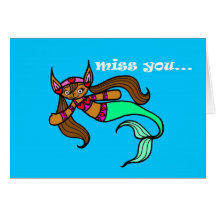 Kim/ miss you... wenskaarten