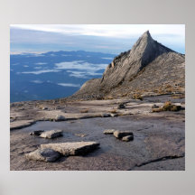 kinabalu Borneo del mt Poster