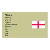 Kingdome del mapa/de la bandera de Inglaterra (Rei Tarjeta De Visita
