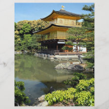 Kinkakuji, el pabellón de oro, Kyoto, Japón Flyer A Todo Color