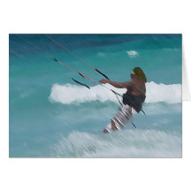 Kiting en Cozumel Tarjeta