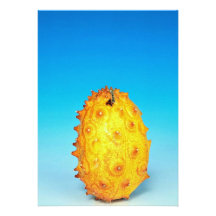 Kiwano, fruta exótica invitacion personalizada
