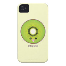 Kiwi de Kawaii Case-Mate iPhone 4 Cárcasas