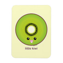 Kiwi de Kawaii Imán Flexible