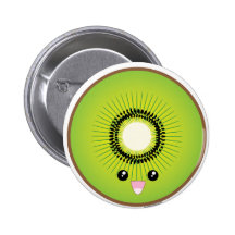 Kiwi de Kawaii Pin