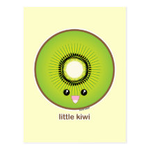 Kiwi de Kawaii Postal