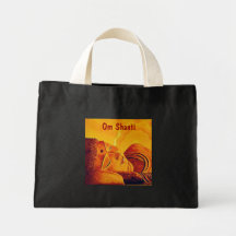 Kleine schwarze Tasche LIEGENDER BUDDHA