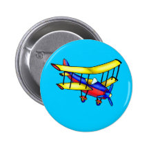 Kleines Flugzeug Anstecknadelbuttons