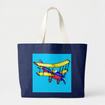 Kleines Flugzeug Einkaufstasche