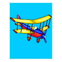 Kleines Flugzeug Postkarten