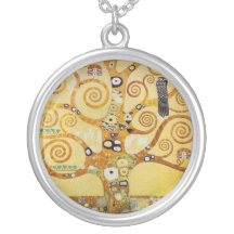 Klimt - árbol de la vida collares