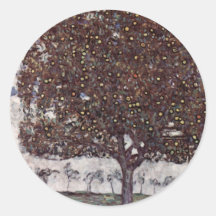 Klimt, Gustavo: Apfelbaum II Pegatina