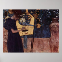 Klimt Gustavo el poster de la música