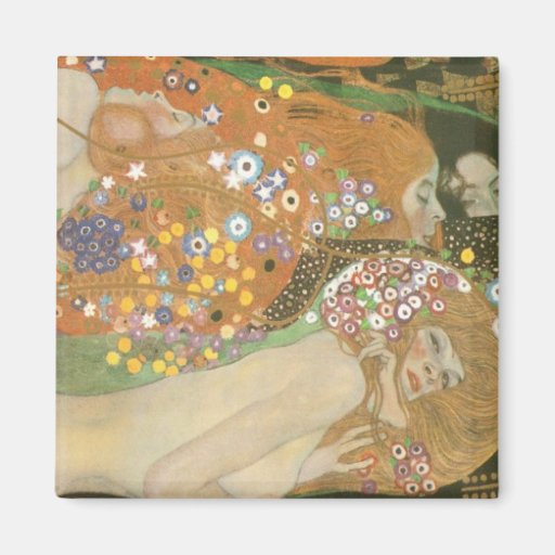 Klimt, Gustavo: Wasserschlangen (Freundinnen) II Imán Para Frigorifico