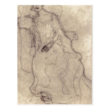 ¿Klimt sumario, Gustavo Studie f? ¿gema de r das?  Postales