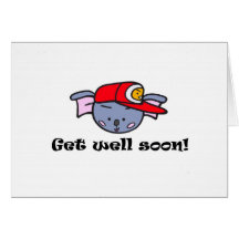 Ko-Ko/ Get well soon! Wenskaart