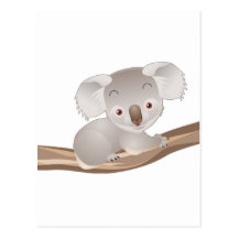 Koala del bebé postal