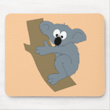Koala del dibujo animado tapetes de ratón