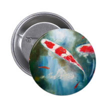 Kohaku Koi Pins