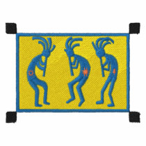 Kokopelli camisetas bordadas