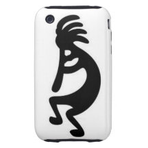'Kokopelli iPhone 3 Tough Carcasas