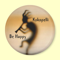 Kokopelli sea imán inspirado feliz imanes