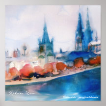 kölner Dom Cologne cathedral Germany Posterdruck