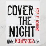 Kony 2012 aviadores cubre la noche tarjeton