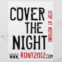 Kony 2012 aviadores cubre la noche tarjeton