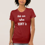 Kony 2012 camiseta