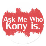 Kony 2012 pegatinas