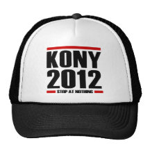 Kony 2012 gorro de camionero