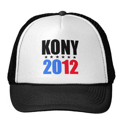 Kony 2012 gorros bordados