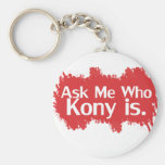 Kony 2012 llavero personalizado