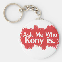 Kony 2012 llavero personalizado