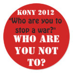 Kony 2012 pegatinas