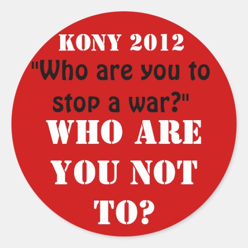 Kony 2012 pegatina