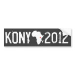 Kony 2012 pegatinas de parachoque