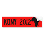 Kony 2012 pegatinas de parachoque