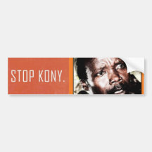 Kony 2012 (pegatina para el parachoques) 4 etiqueta de parachoque