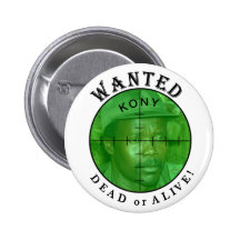 Kony quiso: Botón muerto o vivo Pin