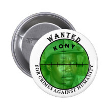 Kony quiso: Para el botón de los crímenes Pins