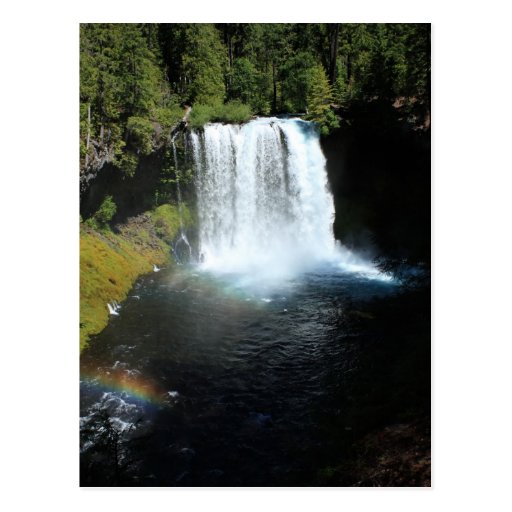 Koosah baja postal de la cascada de Oregon