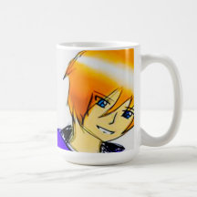 Kpop asalta el dibujo animado taza de café