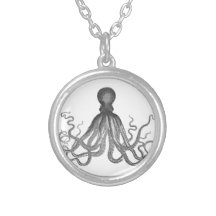 Kraken - pulpo gigante negro/Cthulu Joyerias
