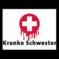 Kranke Schwester tarjetas postales