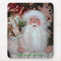 Kris viejo Kringle Mousepad Alfombrillas De Ratón