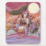 Krista - sirena Mousepad de Halloween