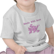 KRW hecho con el bebé del amor Camiseta