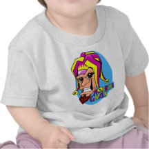 KRW que hace muecas al bufón del carnaval Camiseta